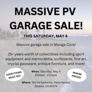 Photo of Massive PV Garage Sale