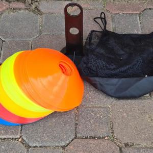 Photo of Soccer Cone Disc Game Set