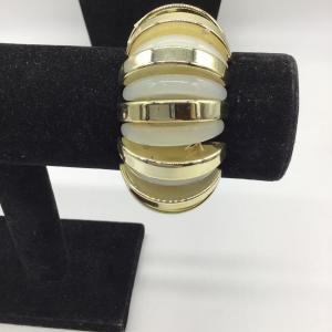 Photo of Clear and gold toned fashion bracelet