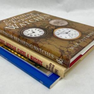 Photo of Lot of 3 Books on Collecting Clocks and Watches