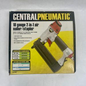 Photo of Central Pneumatic 18 Gauge 2-in-1 Air Nailer Stapler
