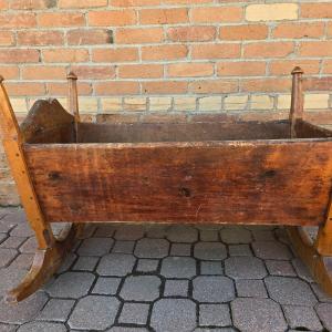 Photo of Antique Wood Cradle