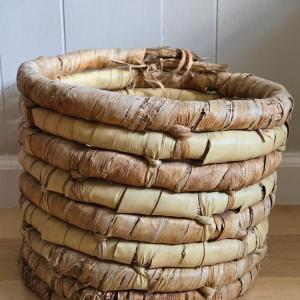Photo of Corn Husk Coil Basket