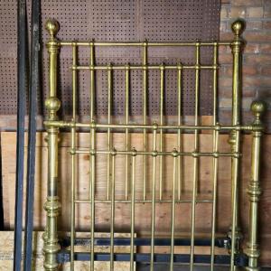Photo of Antique Victorian Brass Bed
