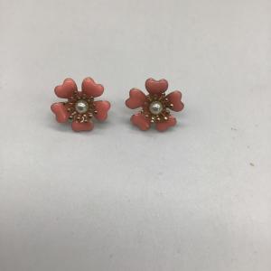 Photo of Coral flower earrings