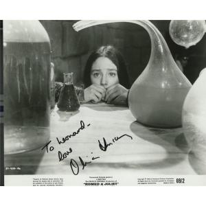 Photo of Romeo and Juliet Olivia Hussey signed movie photo