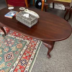 Photo of Queen Anne Oval Coffee Table