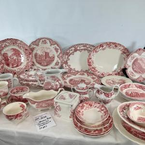 Photo of Red and white China collection