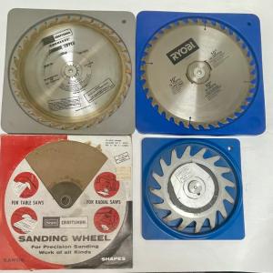 Photo of Saw Blade and Sanding Wheel Lot