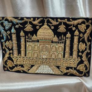 Photo of Taj Mahal Motif Clutch Bag