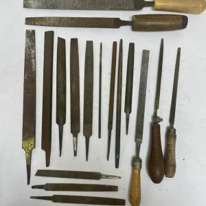 Photo of File Lot: Metal files and wood files
