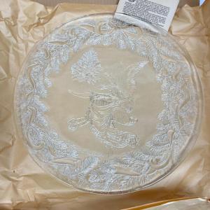 Photo of Pilgrim Glass Serving Party Platter - new in box - Angel