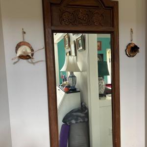 Photo of 1940s Wooden Mirror