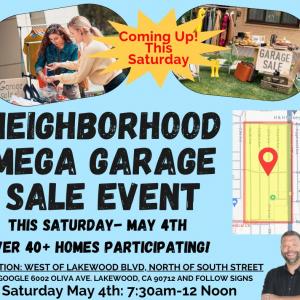Photo of Lakewood Mega Neighborhood Garage Sale Event 45+ Homes