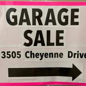 Photo of HUGE Multifamily Garage Sale-Friday at 8am-3505 Cheyenne Drive