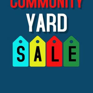 Photo of Community Yard Sale, May 25, 8am to noon