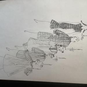 Photo of ONLINE ONLY DOROTHY TRUCKESS TOULSON fashion sketches