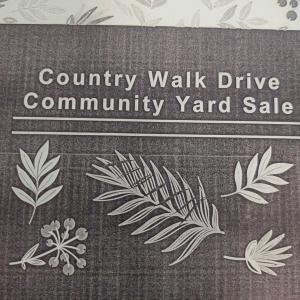 Photo of Country Walk community yard sale... 5/4/24.... R.D. 5/11/24