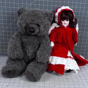 Photo of Doll and her Bear 