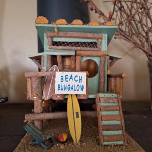 Photo of beach bungalow art