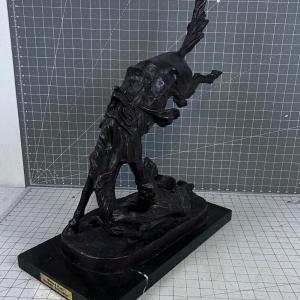 Photo of "WICKED PONY" by Fredrick Remington Bronze Sculpture 21" tall