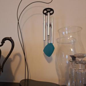 Photo of wind chimes with stand