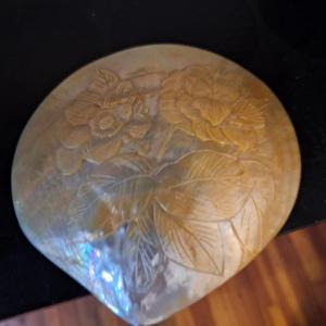 Photo of engraved shell