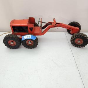 Photo of Ny-lint Toys Orange Metal Road Grader