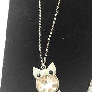 Photo of Owl Necklace rhinestone