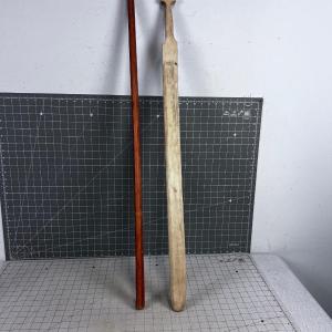 Photo of 2 Wood Swords; Katana Shapes and another Broad 