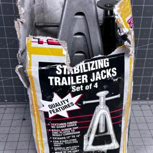 Photo of 4 Stabilizing Trailer Jacks, Like NEW 