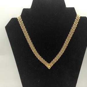 Photo of Gold, toned, chain necklace