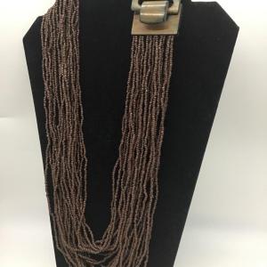 Photo of Beautiful Glass sees Beaded Multi Layered Design Necklace