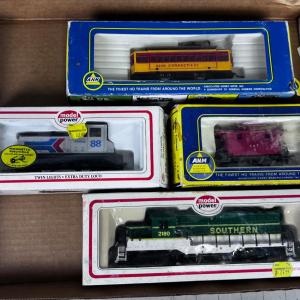 Photo of HO Scale Trains: Cars and Engines, In original Boxes