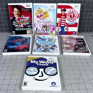 Photo of Wii GAMES (7) Including Where is Waldo 