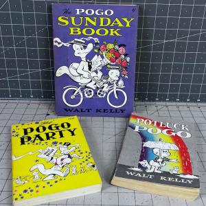 Photo of POGO by Walt Kelly  Books (3) 