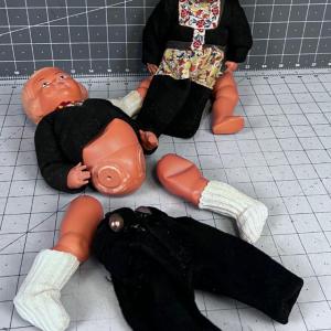 Photo of 2 European Celluloid Baby Dolls