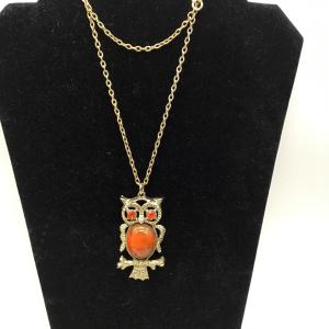 Photo of Vintage Owl Costume Necklace