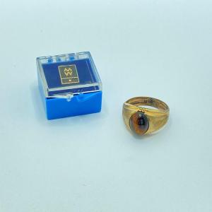Photo of LOT 152: Gold Filled Tiger's Eye Ring and MW Pin