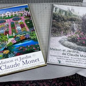 Photo of 2 Claude Monet Posters, French, Framed