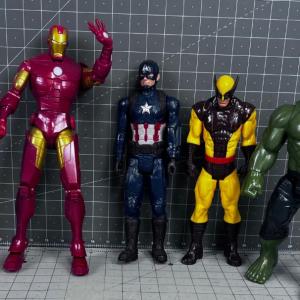 Photo of Marvel Action Figures 12" Tall 