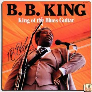 Photo of B.B. King signed "King Of The Blues Guitar" album