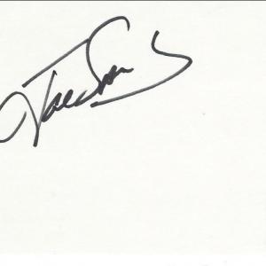 Photo of Joe Santos original signature 
