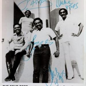 Photo of Four Tops signed promo photo 