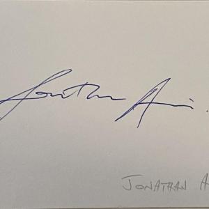 Photo of Jonathan Aris original signature 