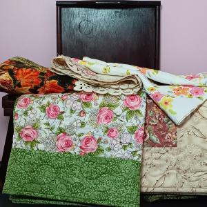 Photo of LOT 250: Collection of Quilted, Embroidered & Printed Textile Table Runners w/ a