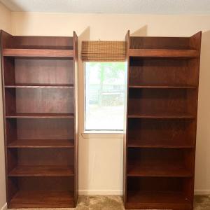 Photo of 7 Feet Tall, Pair Of Solid Wood Shelves