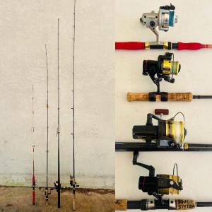 Photo of Lot of 4 Rod & Reel Combos