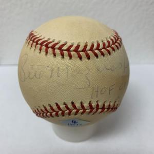Photo of Bill Mazeroski signed baseball