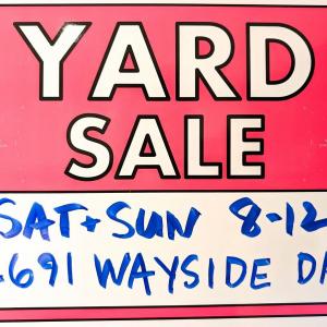 Photo of Garage Sale--8 a.m.-12 p.m. Sat. May 11 & Sun. May 12 @ 2691 Wayside Drive